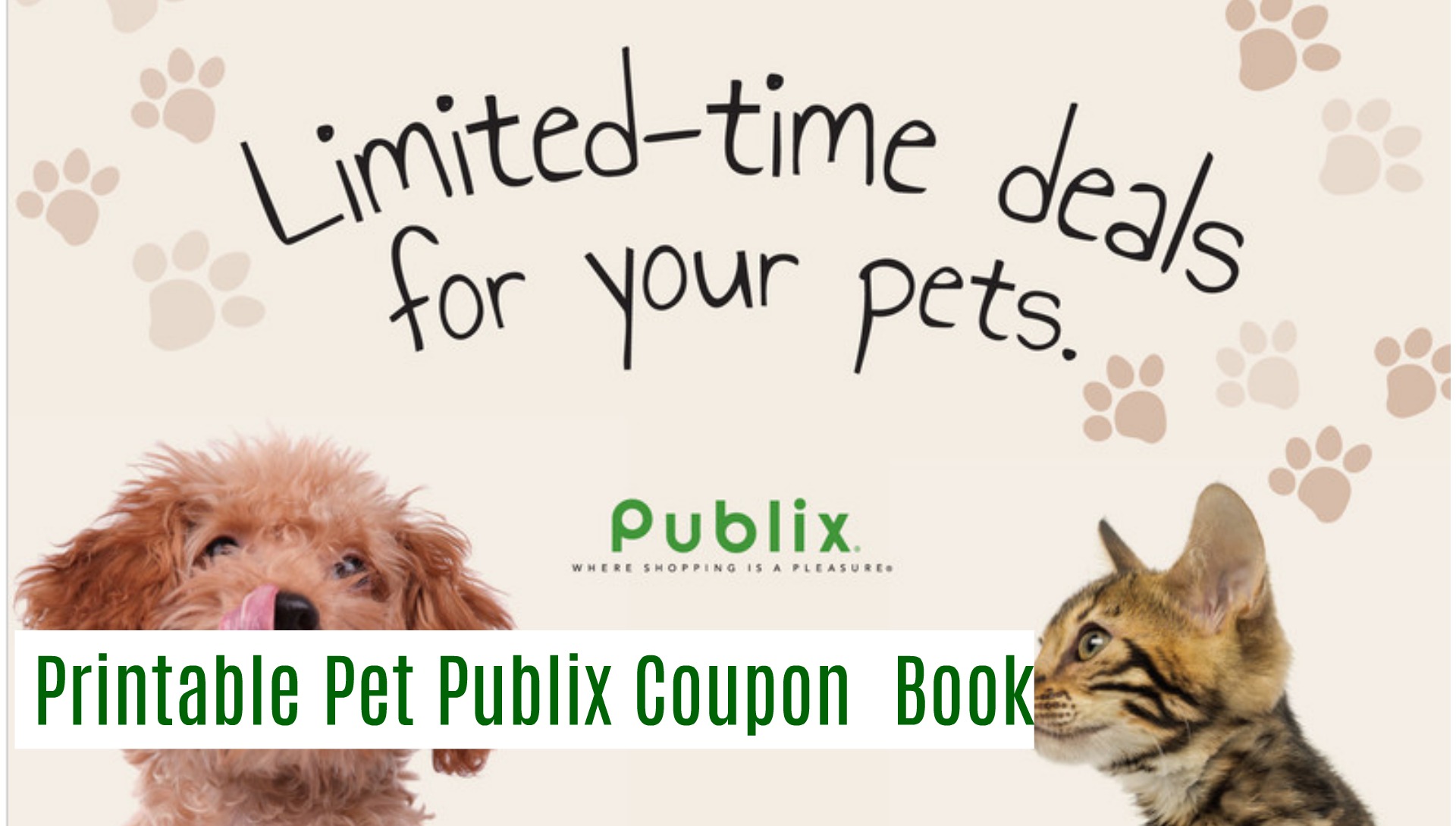 Publix Pet Coupon Book 10/9 11/6 My Publix Coupon Buddy