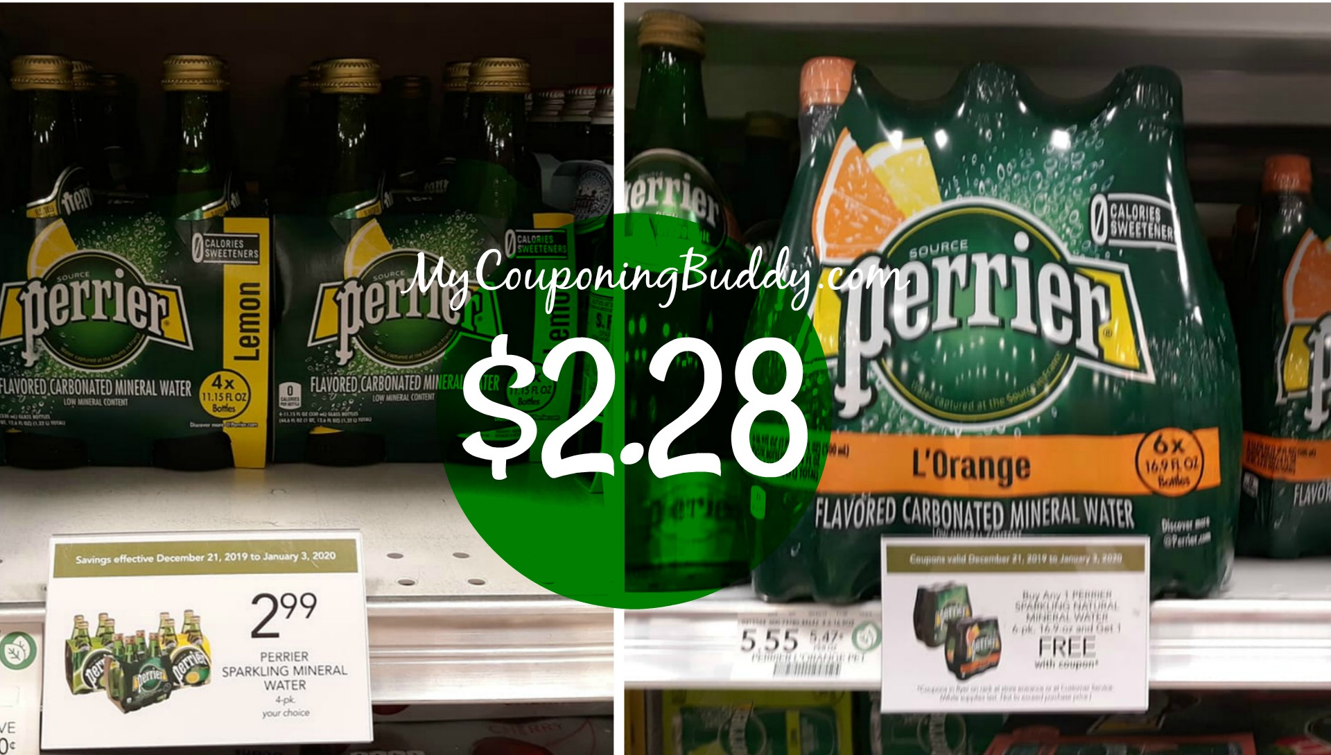 Perrier water $2.28 at Publix | My Publix Coupon Buddy