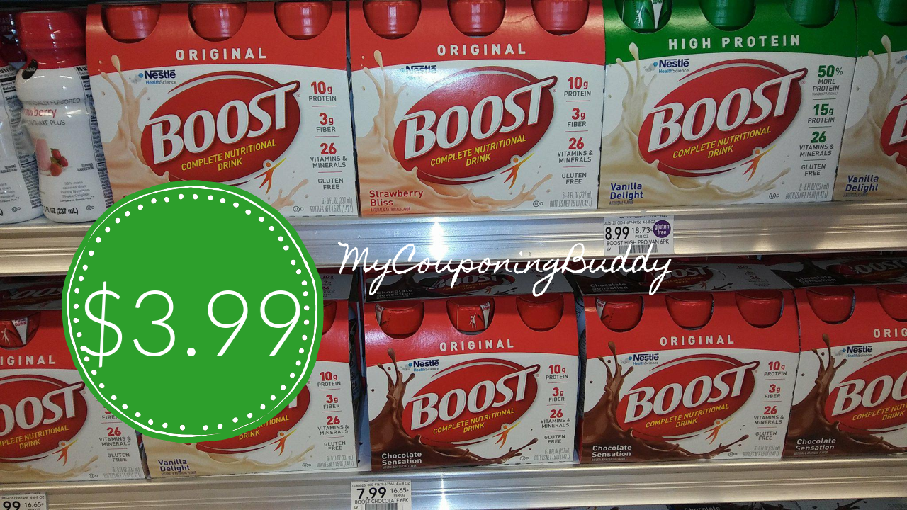 Boost Nutritional Drinks 6 pk. 3.99 at Publix My Publix Coupon Buddy