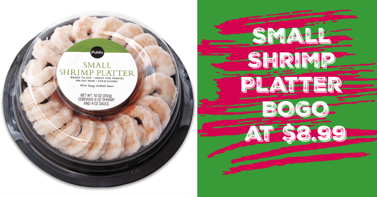 Publix Small Shrimp Platter BOGO My Publix Coupon Buddy