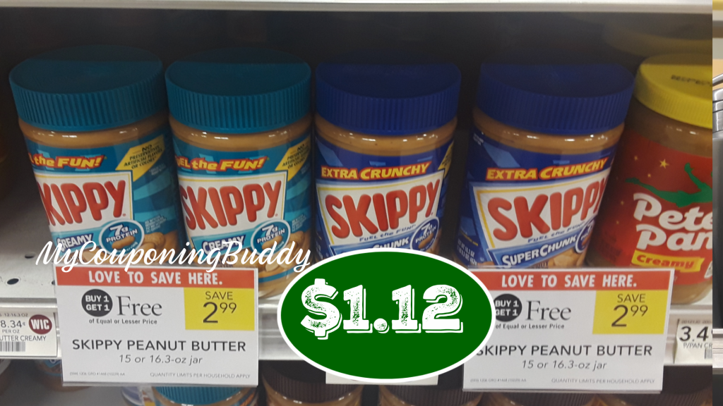 Skippy Peanut Butter $1.12 at Publix - My Publix Coupon Buddy