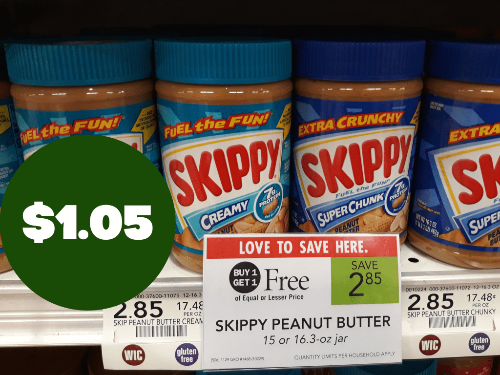 Skippy Peanut Butter $1.05 at Publix - My Publix Coupon Buddy