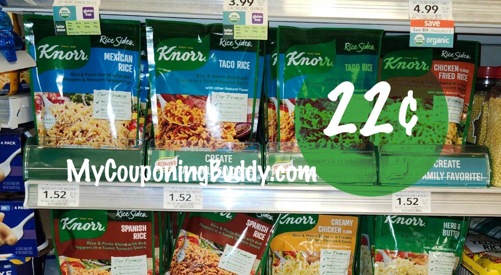 Knorr Sides 22¢ at Publix - My Publix Coupon Buddy